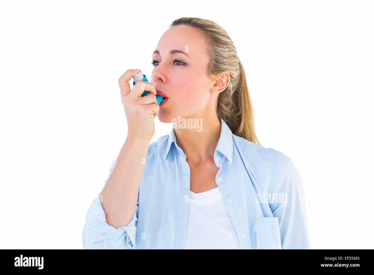 Pretty Inhaler Blue inhaler cut out hi-res stock photography and images - Alamy