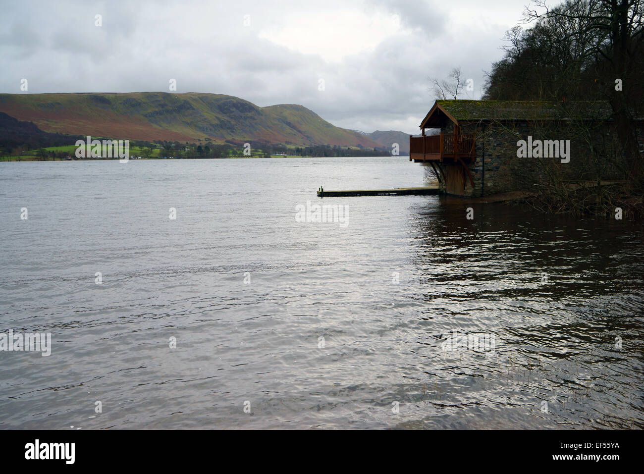 Duke of Portland boathouse on Ullswater in the Lake District National