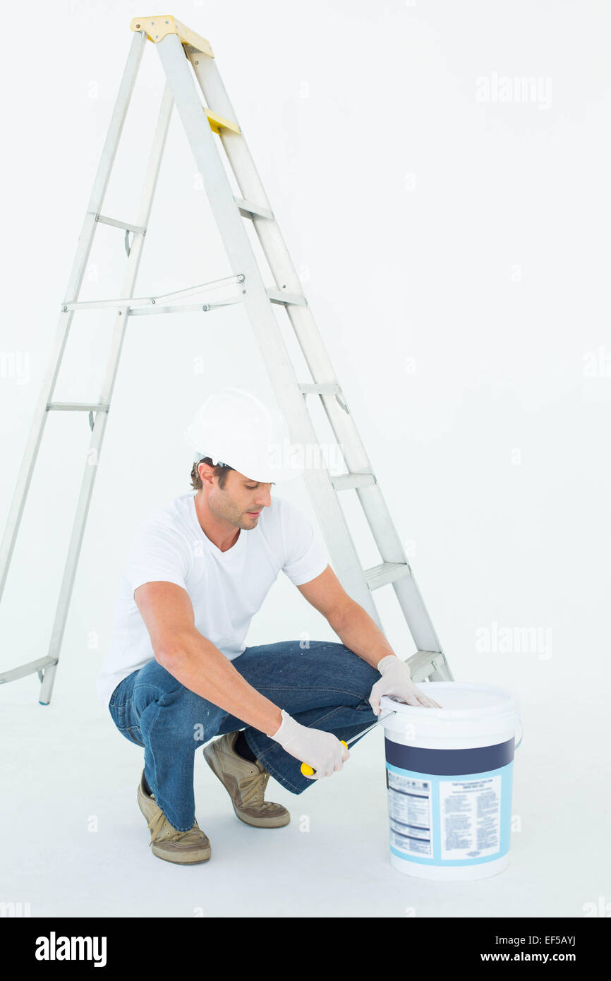 Opening paint pot hires stock photography and images Alamy