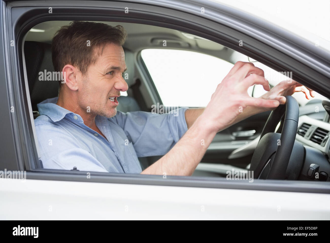 Road rage shouting hi-res stock photography and images - Alamy