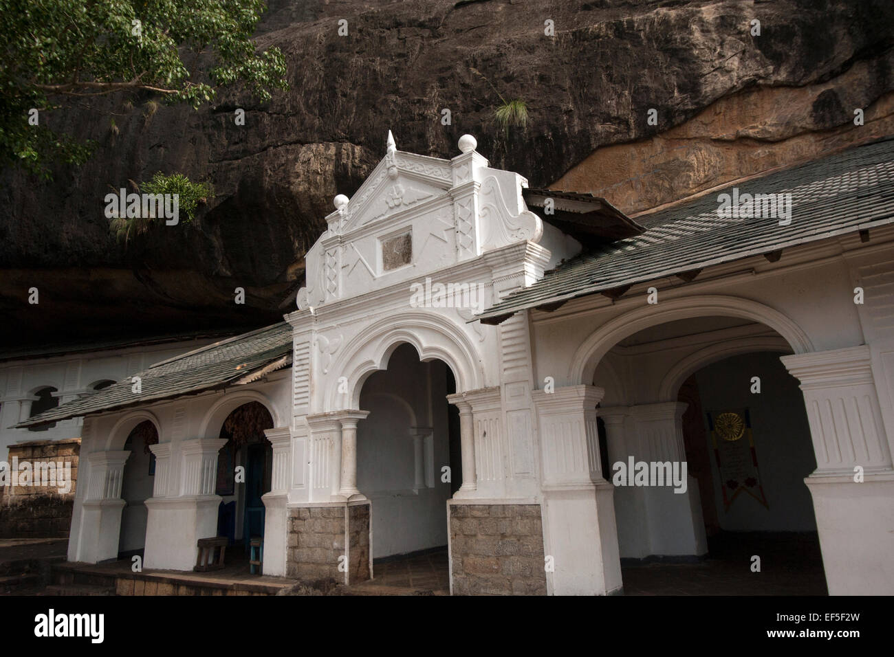 Dambulla cave temple in Matale district, Srilanka. Stock Photo