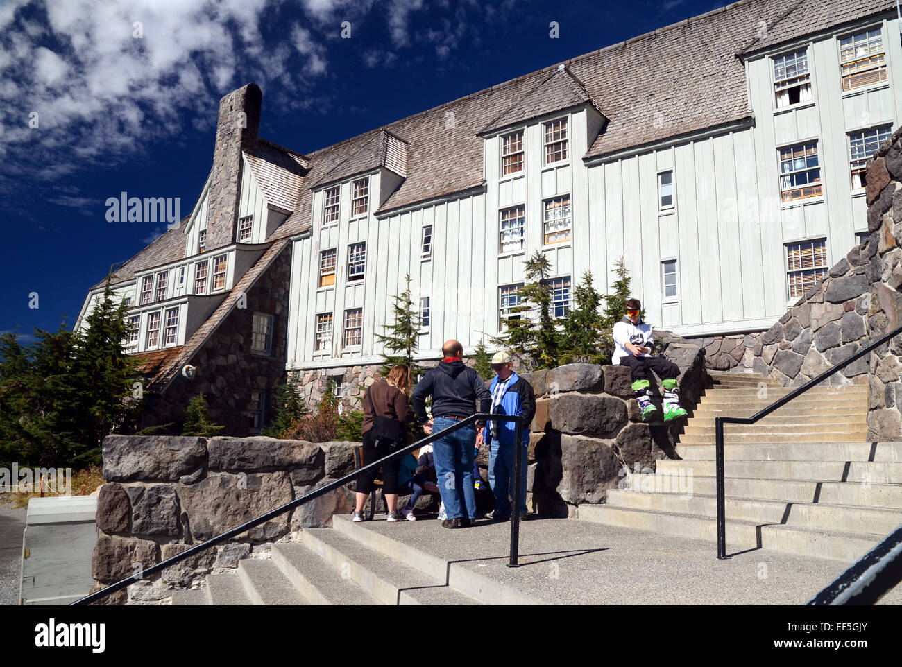 The Timberline Lodge, Mount Hood, Oregon, USA Stock Photo - Alamy