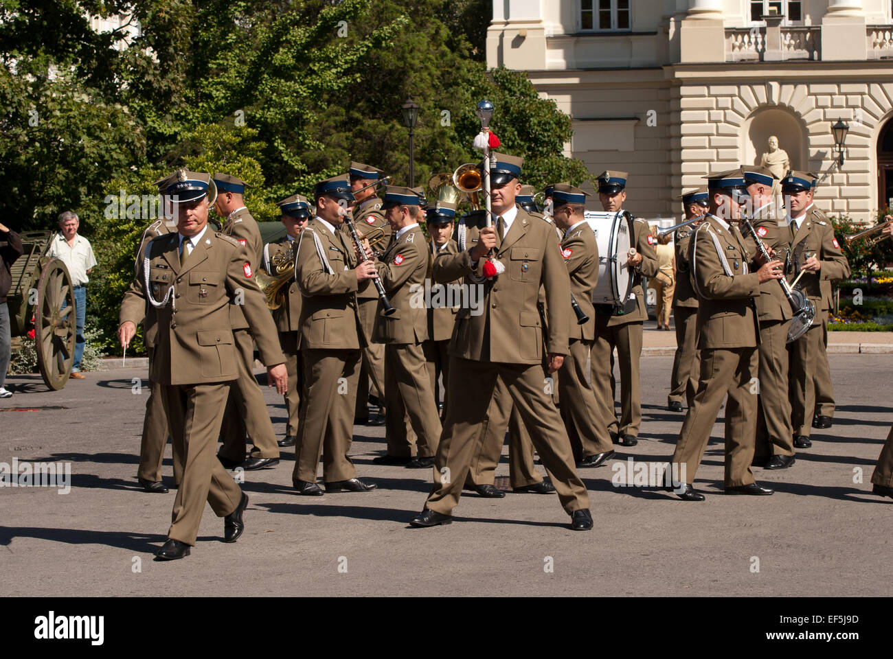 Polish orchestra military battalion KRWP parade Stock Photo