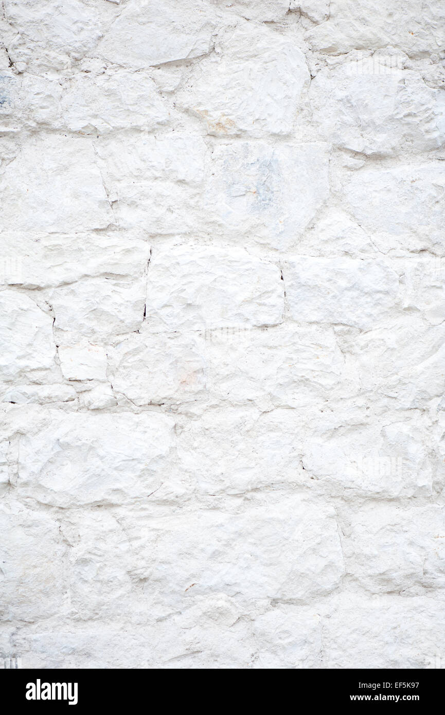 White calcareous stones wall texture abstract Stock Photo