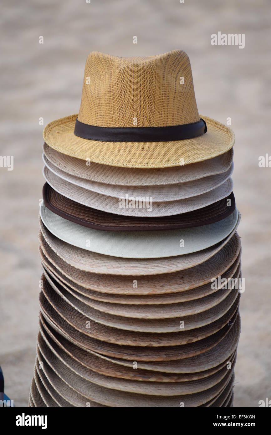 Hats for sale Cabo San Lucas beach Stock Photo Alamy