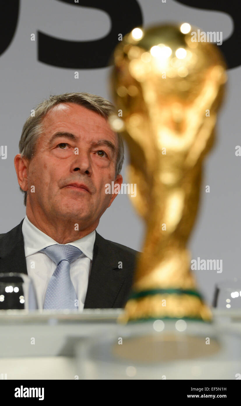Wolfgang Niersbach, President Of The German Soccer Union (DFB), Looks