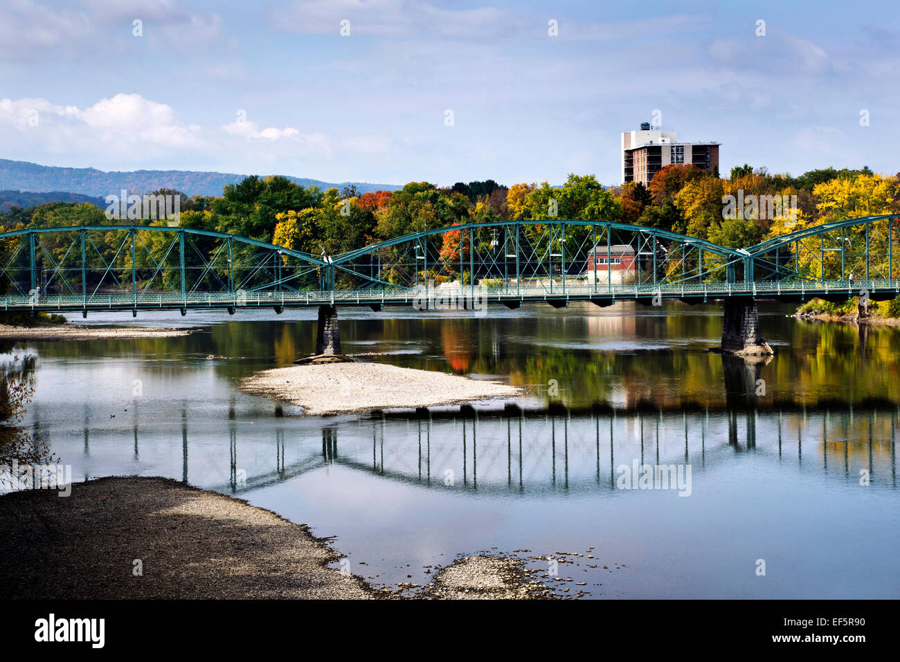 Steel Bridge Over Susquehanna River in South Washington St. Bridge