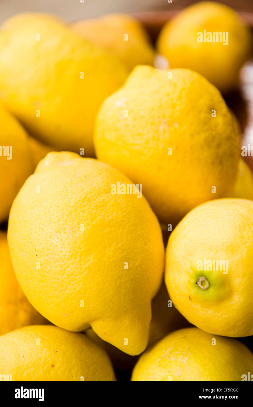 Lemons, Ibiza, Spain Stock Photo