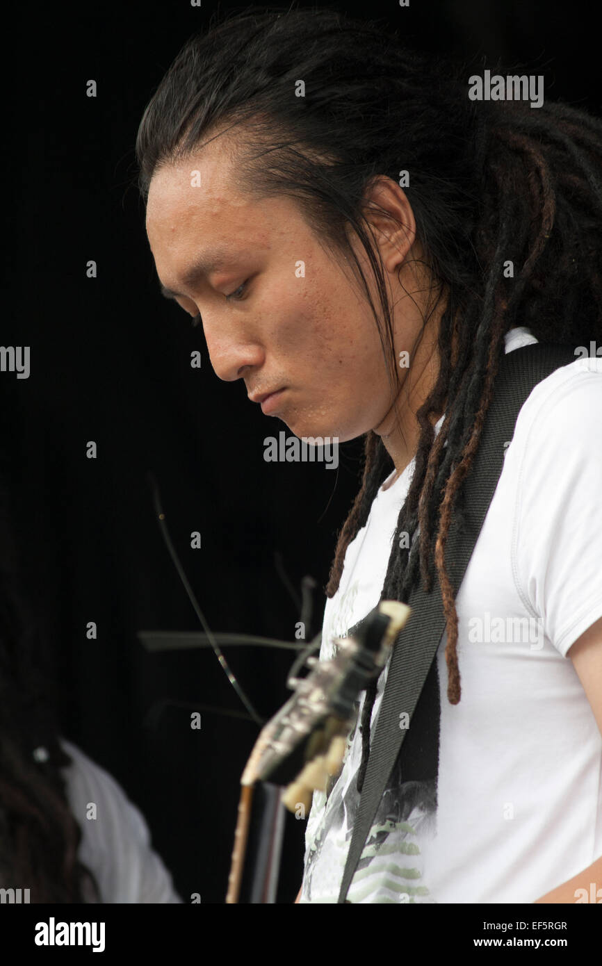 Long Shen Dao Guitarist Stock Photo