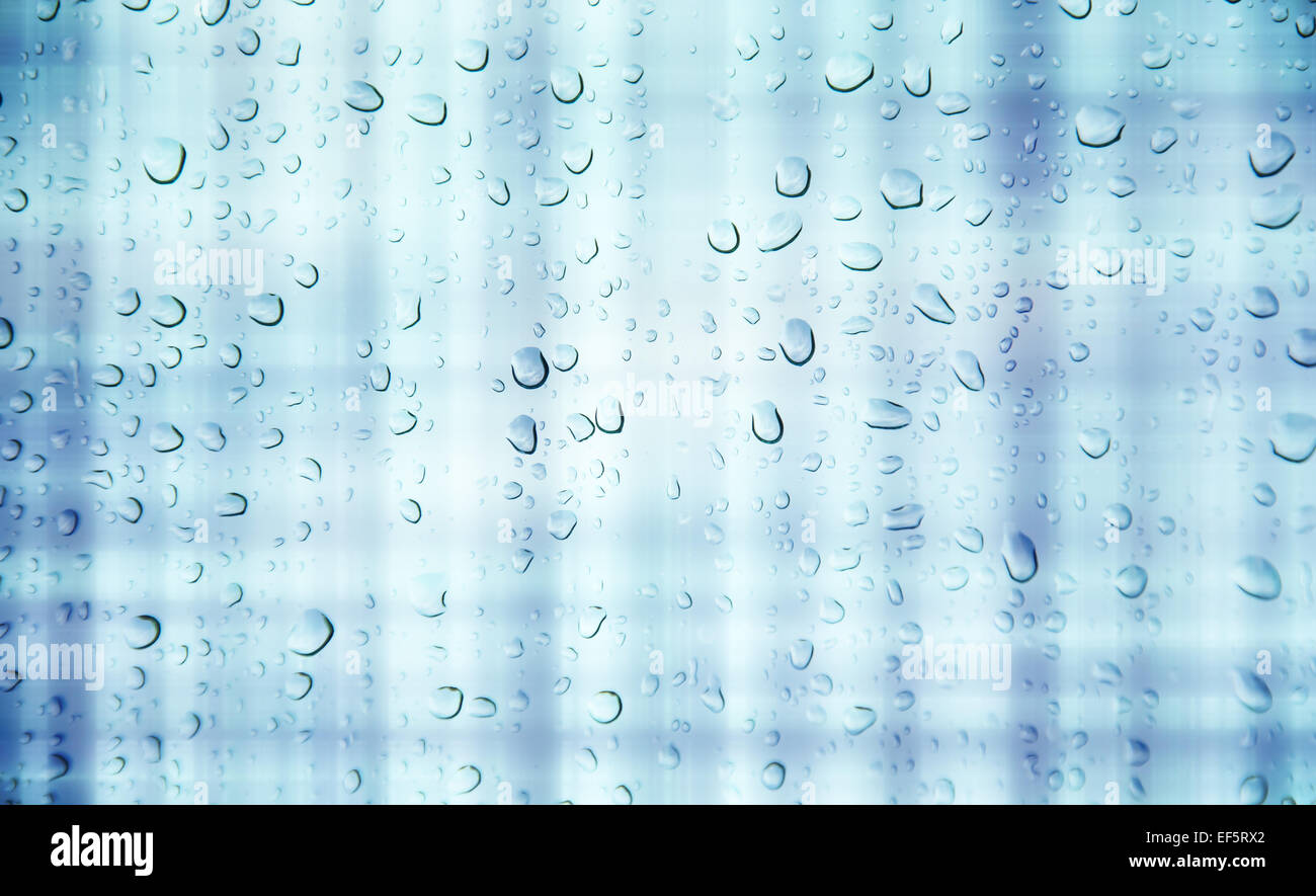 abstract blue color background with drop water Stock Photo - Alamy