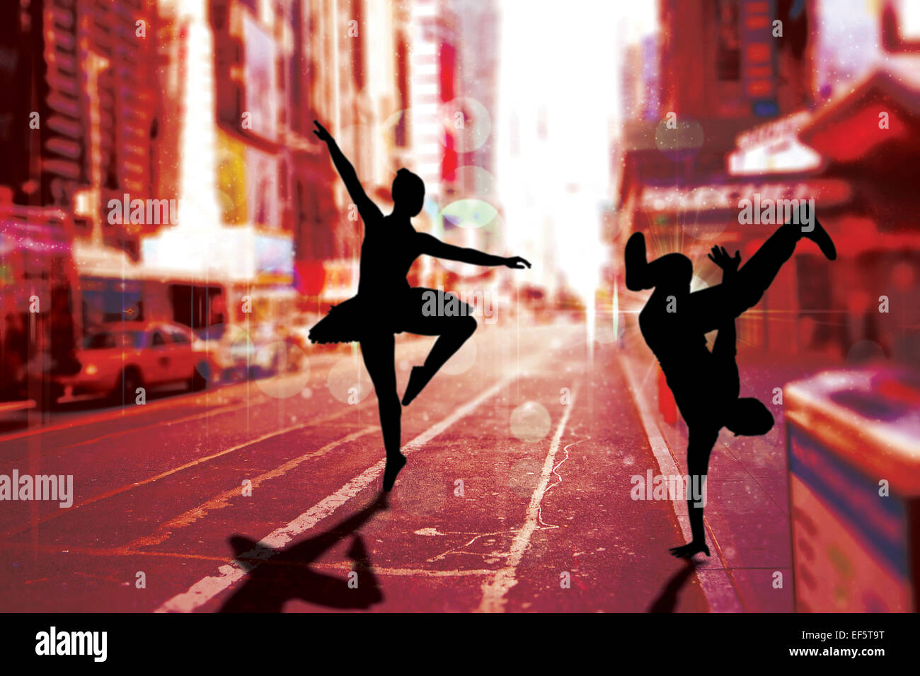 Composite image of cool break dancer Stock Photo