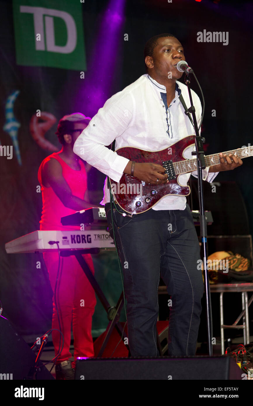 Mokoomba Guitarist Portrait Stock Photo