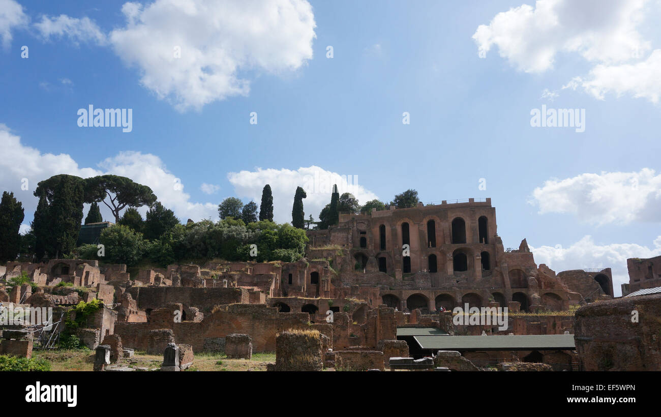 Ancient Rome ruins, Rome Italy Stock Photo - Alamy
