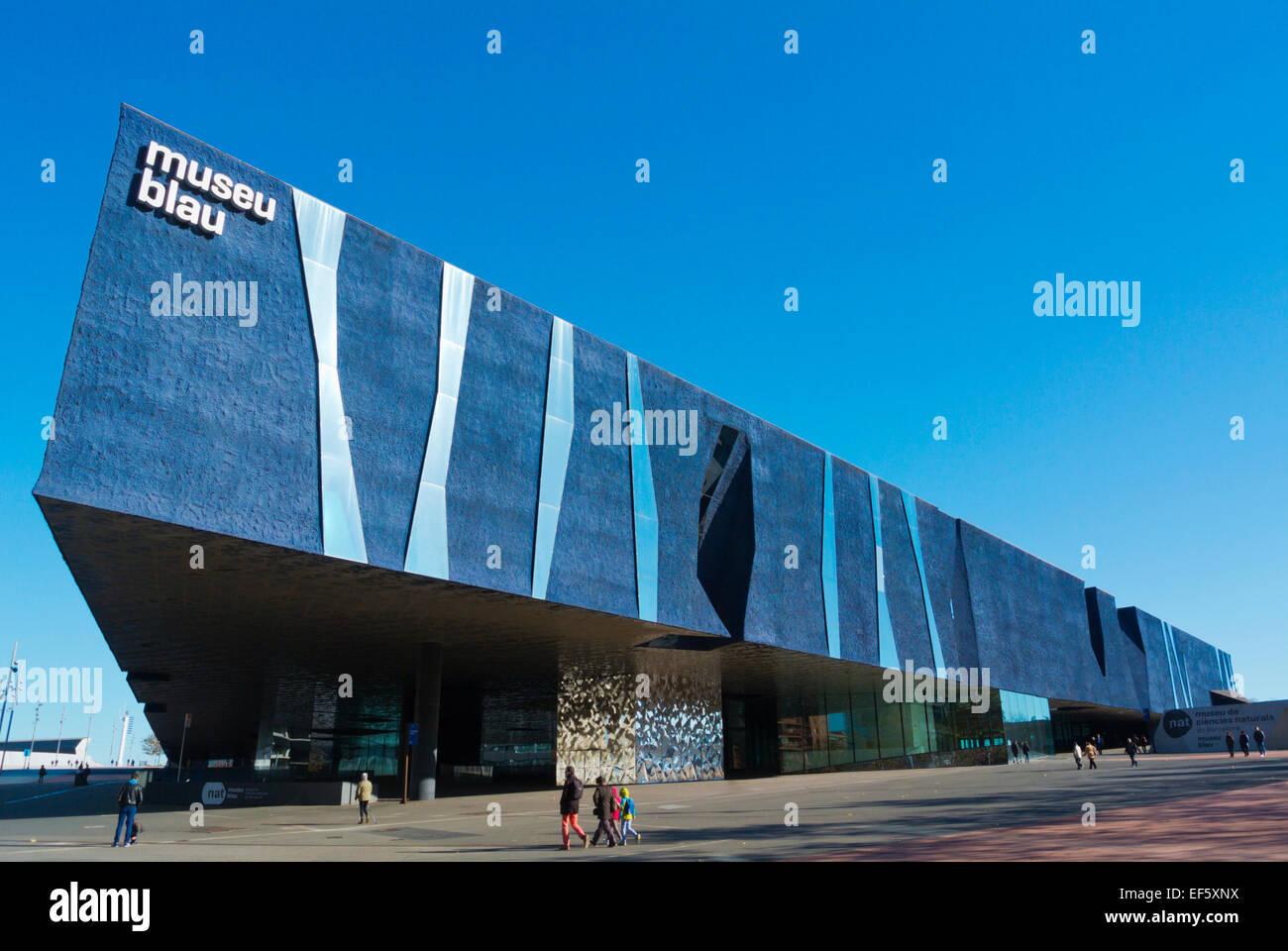 Museo Blau, natural history museum, Parc de la Forum, Barcelona, Spain Stock Photo