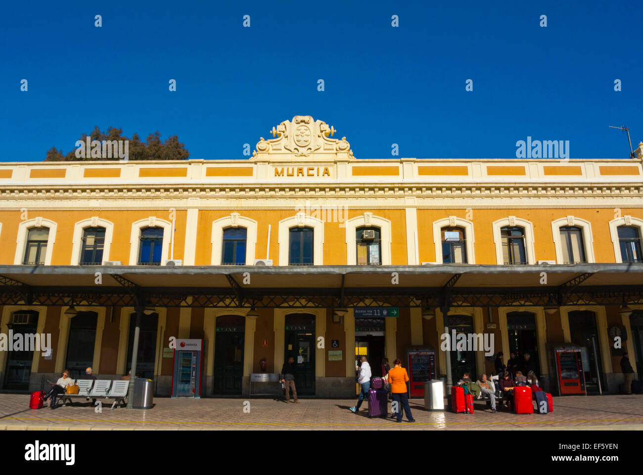 Railway station, Murcia, Spain Stock Photo Alamy