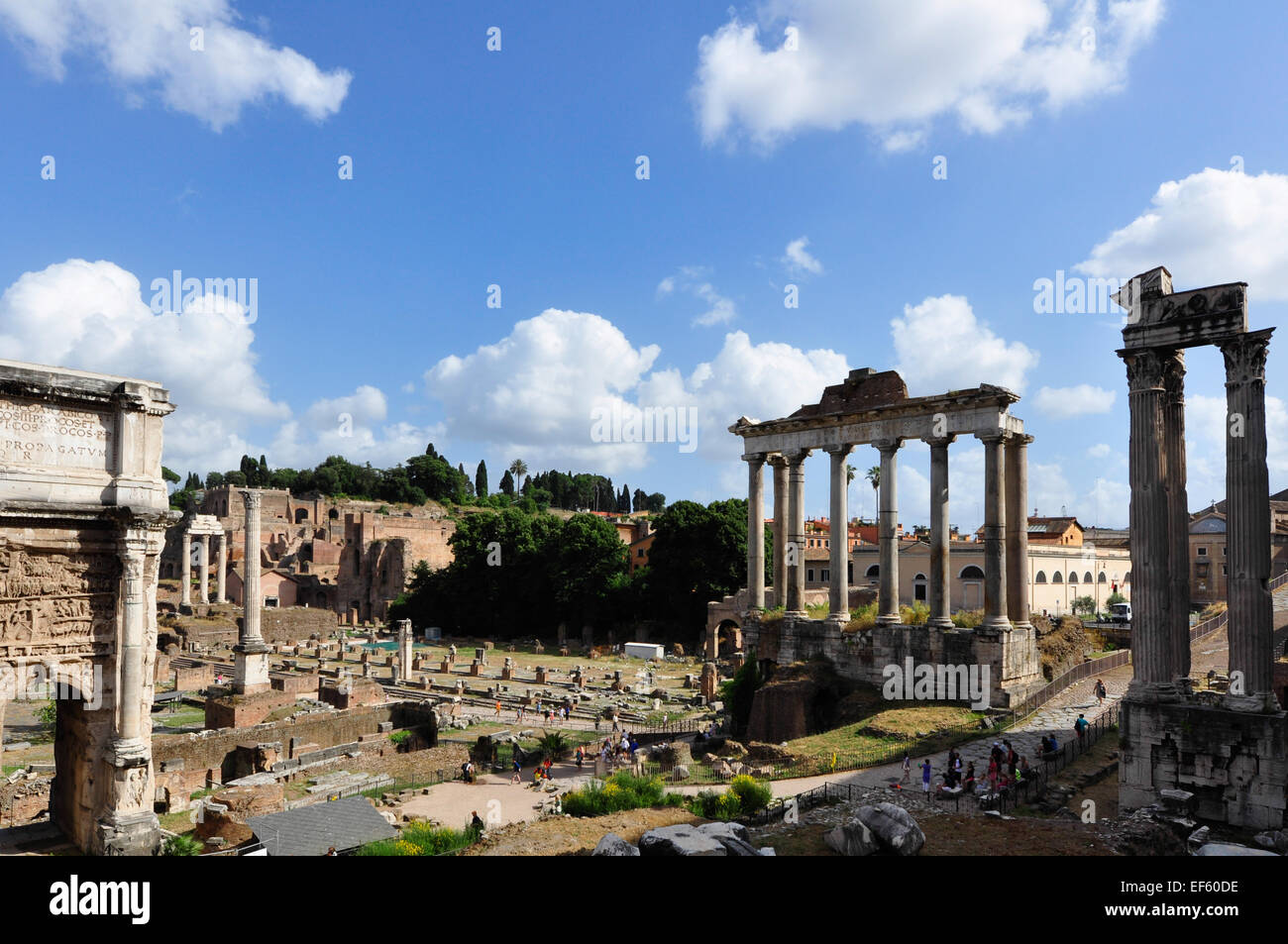 Ancient Rome ruins, Rome Italy Stock Photo - Alamy