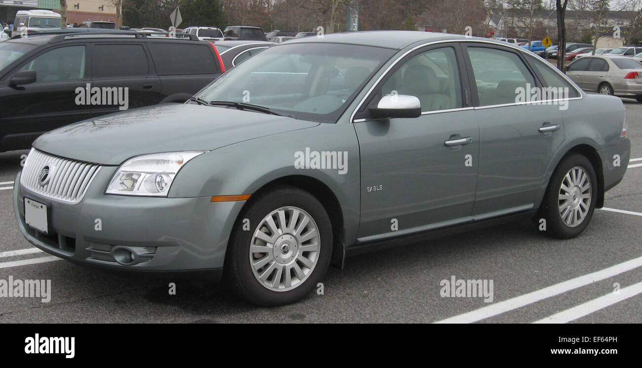 The 2008 Mercury Sable is a full-size sedan that offers a comfortable ...