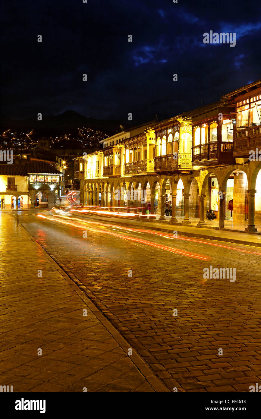 Street scene, Cusco, Peru Stock Photo