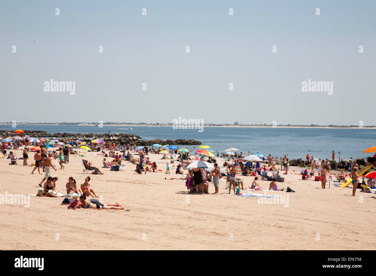 beach, Coney Island, New York, USA, America Stock Photo