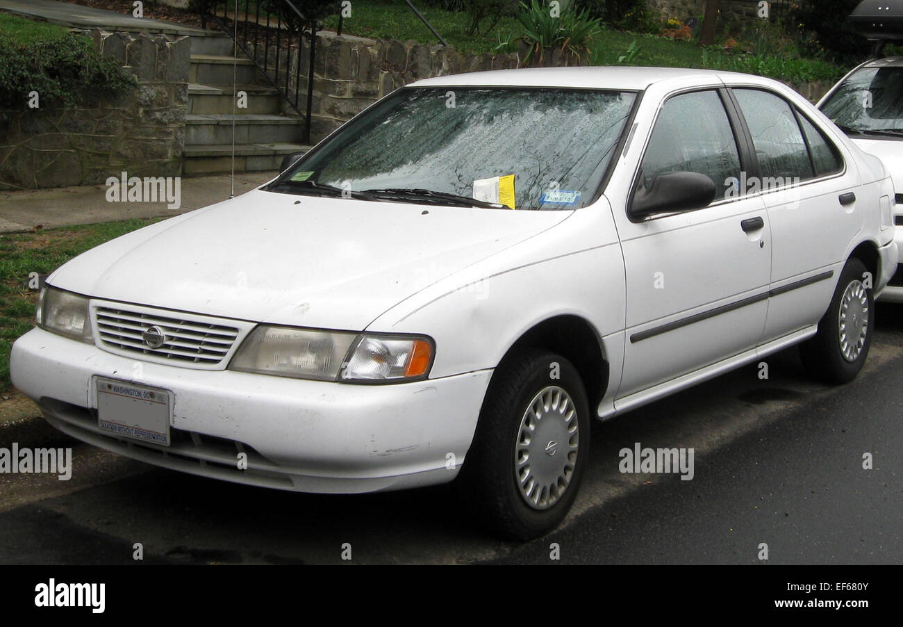 1995 1997 Nissan Sentra 03 21 2012 Stock Photo - Alamy