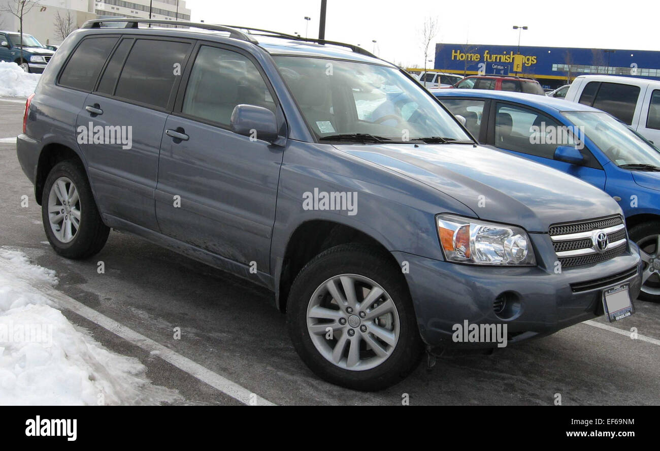 1st Toyota Highlander Hybrid Stock Photo - Alamy