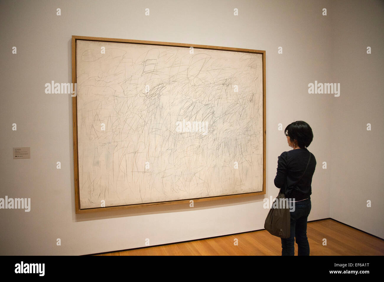 Academy, 1955, painting by Cy Twombly, MOMA, museum of modern art Stock  Photo - Alamy