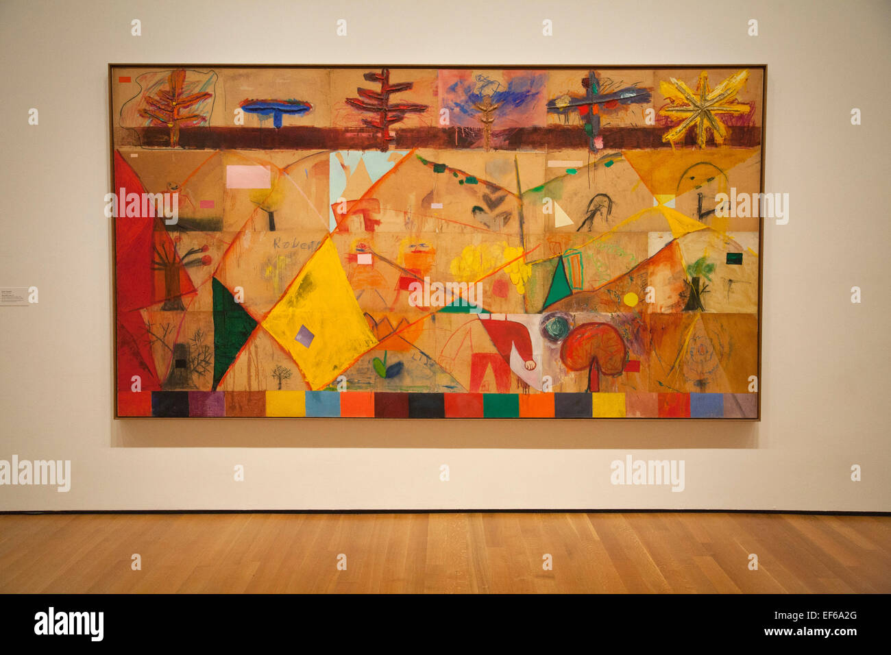 Sweet Caty's song, 1978, painting by Joan Snyder, MOMA, museum of modern art, New York, USA, America Stock Photo