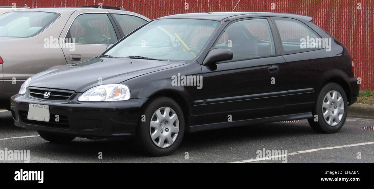 2000 Honda Civic hatchback Stock Photo - Alamy