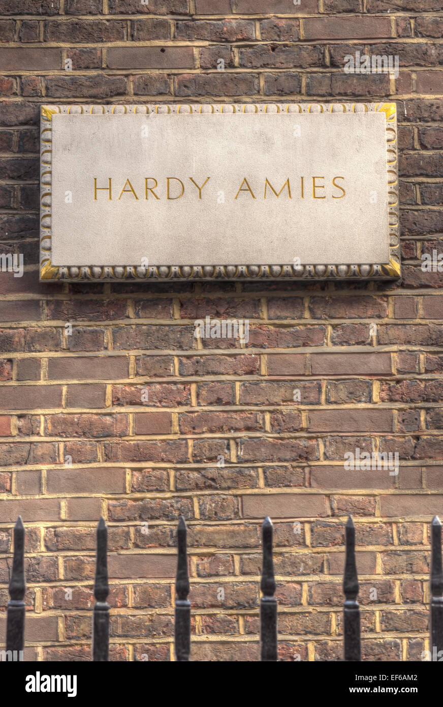 hardy amies Savile Row London Stock Photo