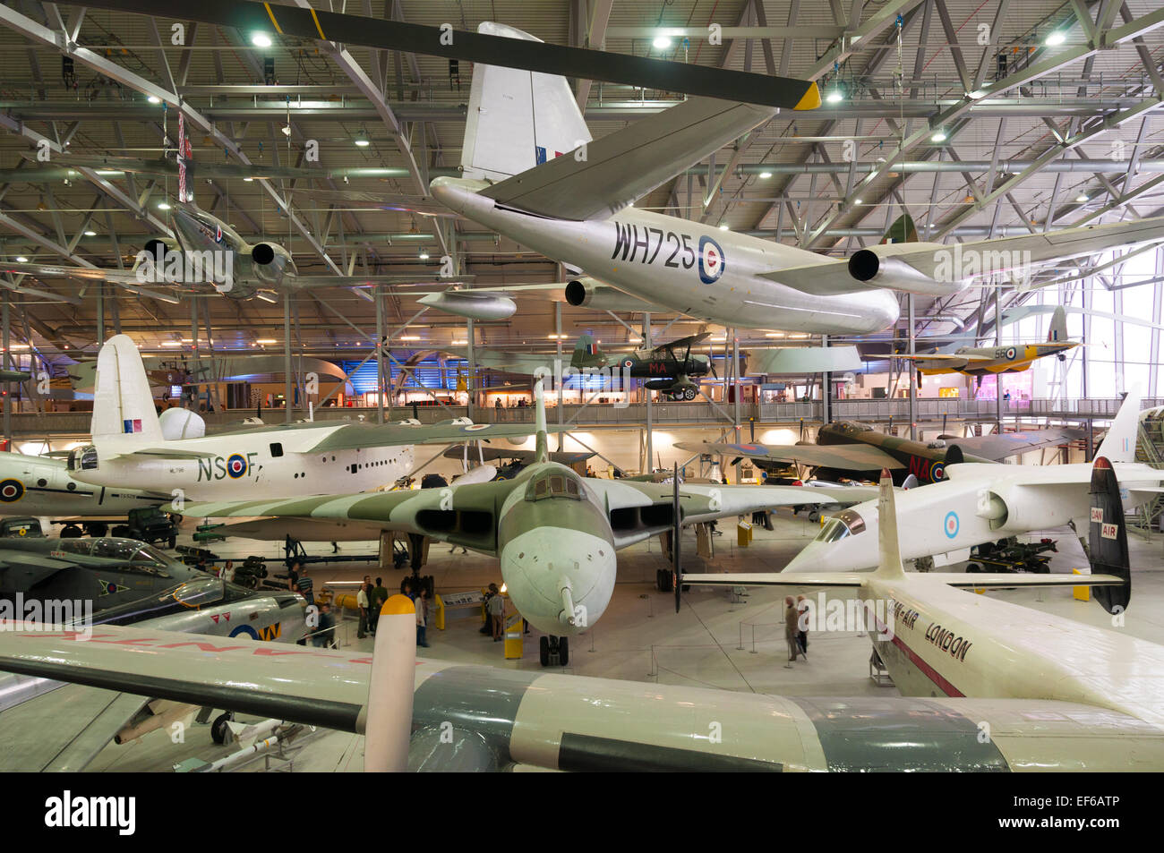 Vulcan, B.2, XH558 at Duxford Imperial war museum Stock Photo - Alamy