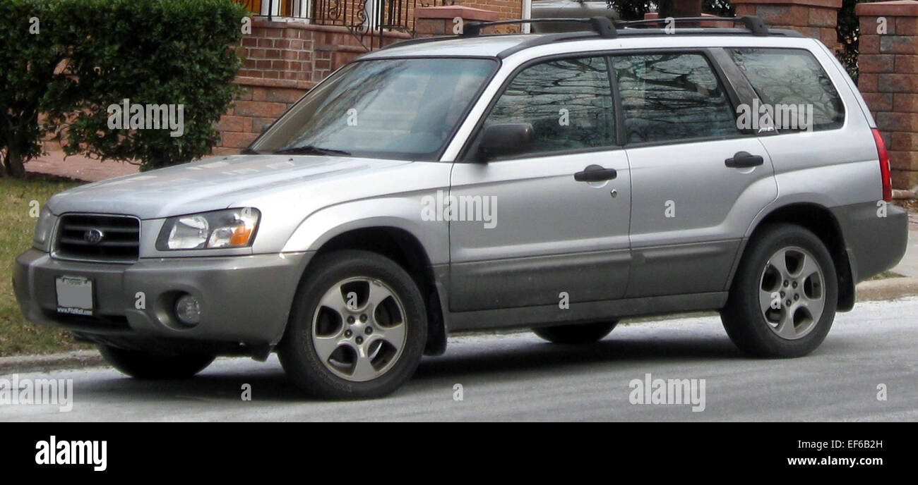 2003 2005 Subaru Forester    02 14 2012 Stock Photo