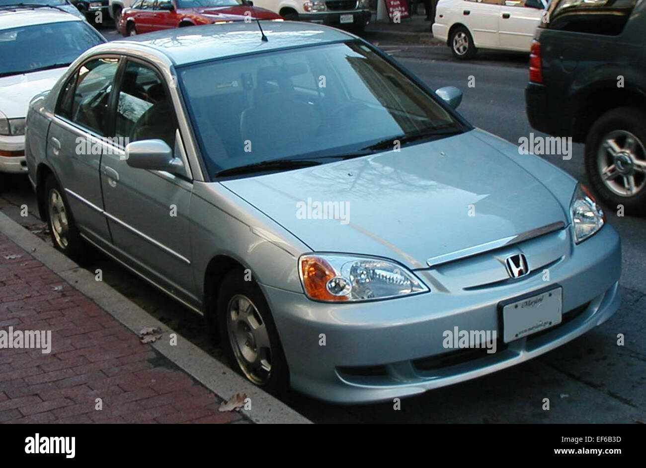 2003 Honda Civic Hybrid Stock Photo Alamy