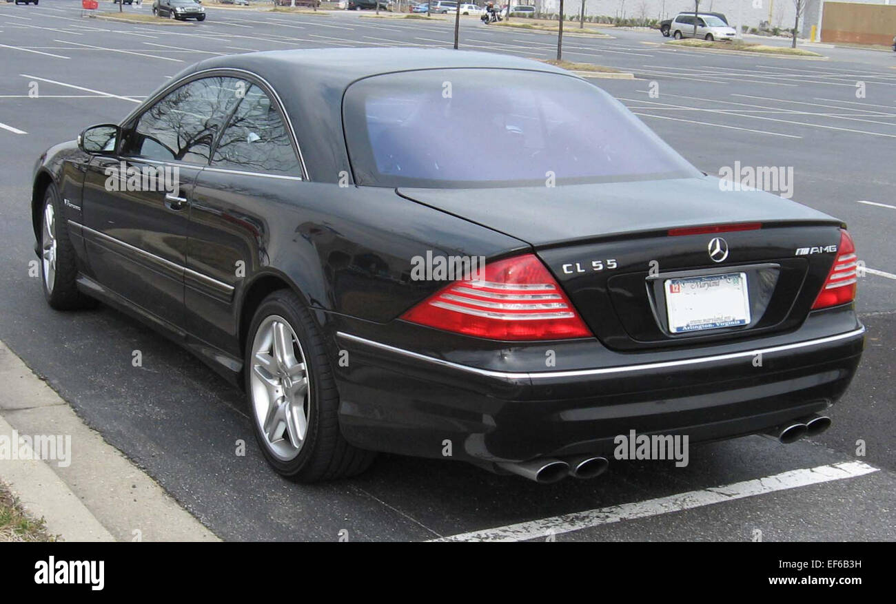 2003 Mercedes Benz CL55 AMG rear Stock Photo - Alamy