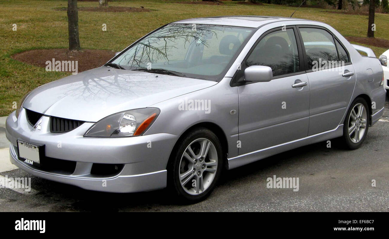 2004 2005 Mitsubishi Lancer Ralliart Stock Photo