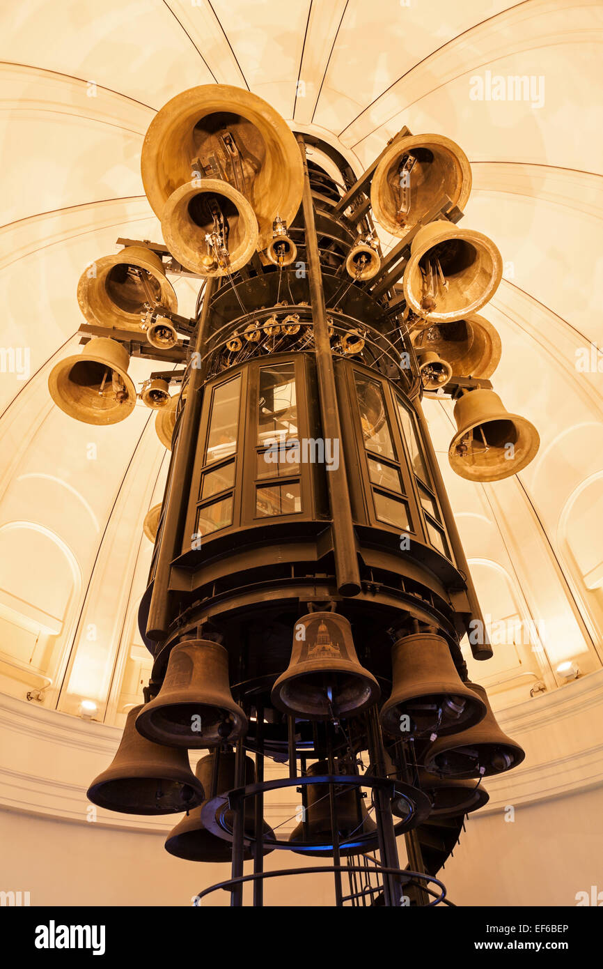 Bells in German Church Stock Photo Alamy