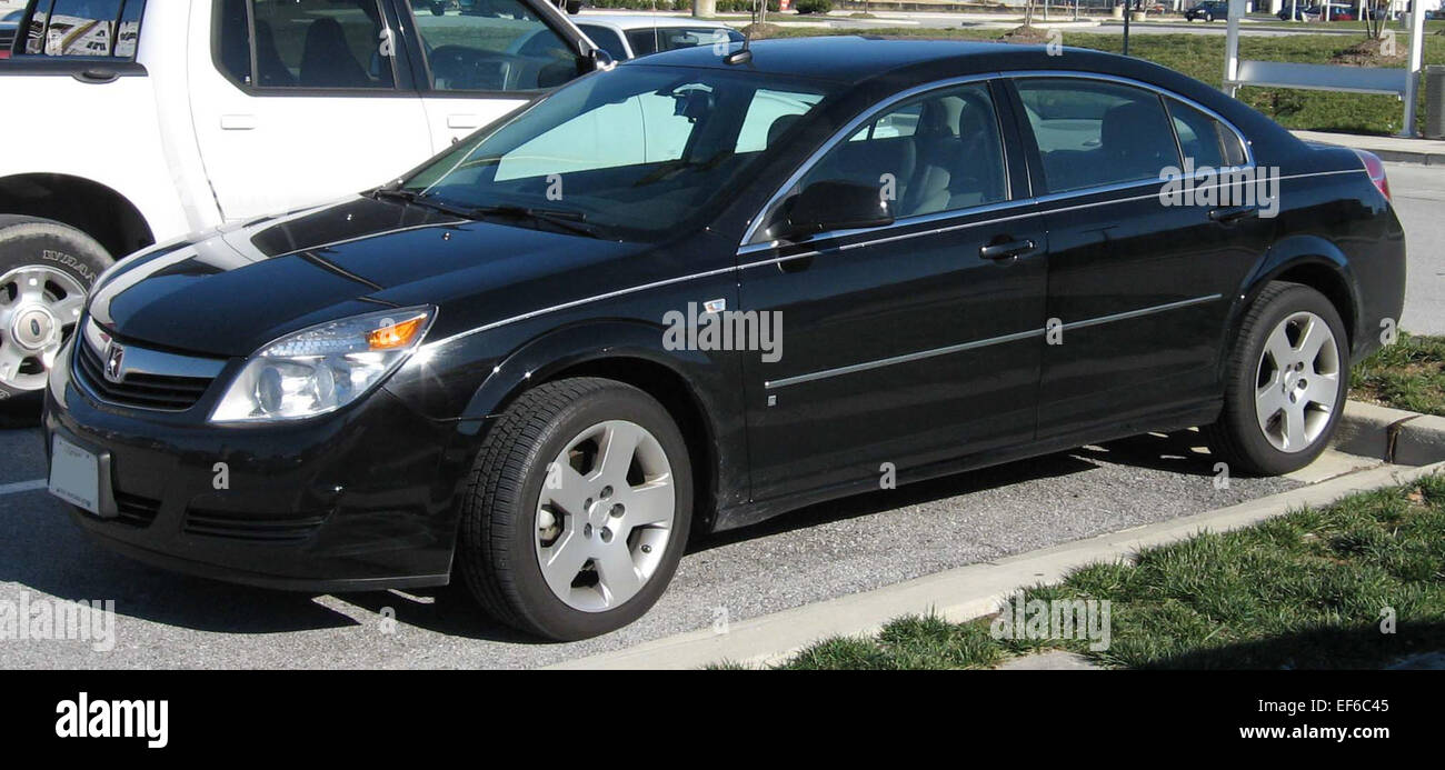 2007 Saturn Aura XE Stock Photo Alamy