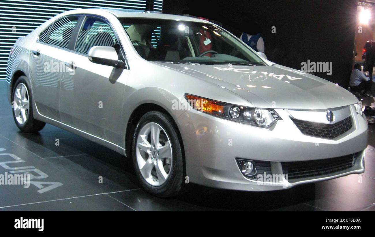 2009 Acura TSX NY Stock Photo Alamy