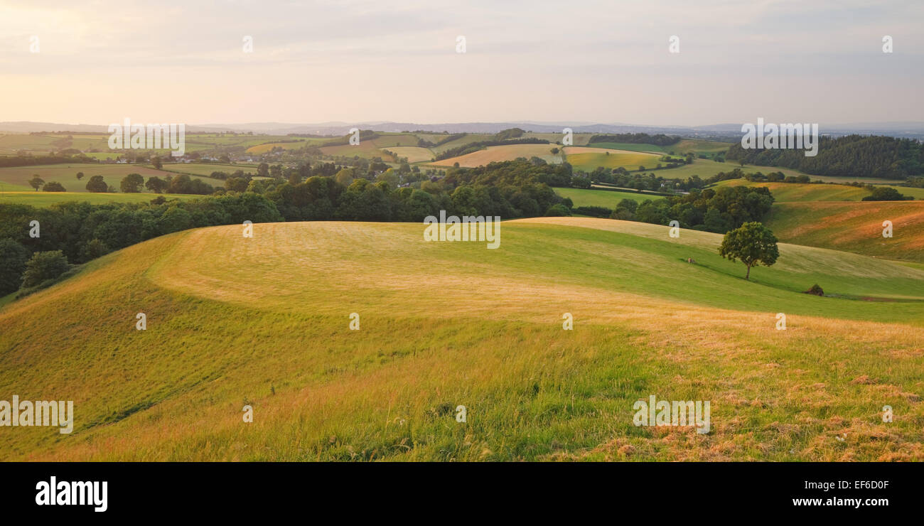 rural countryside scene Stock Photo