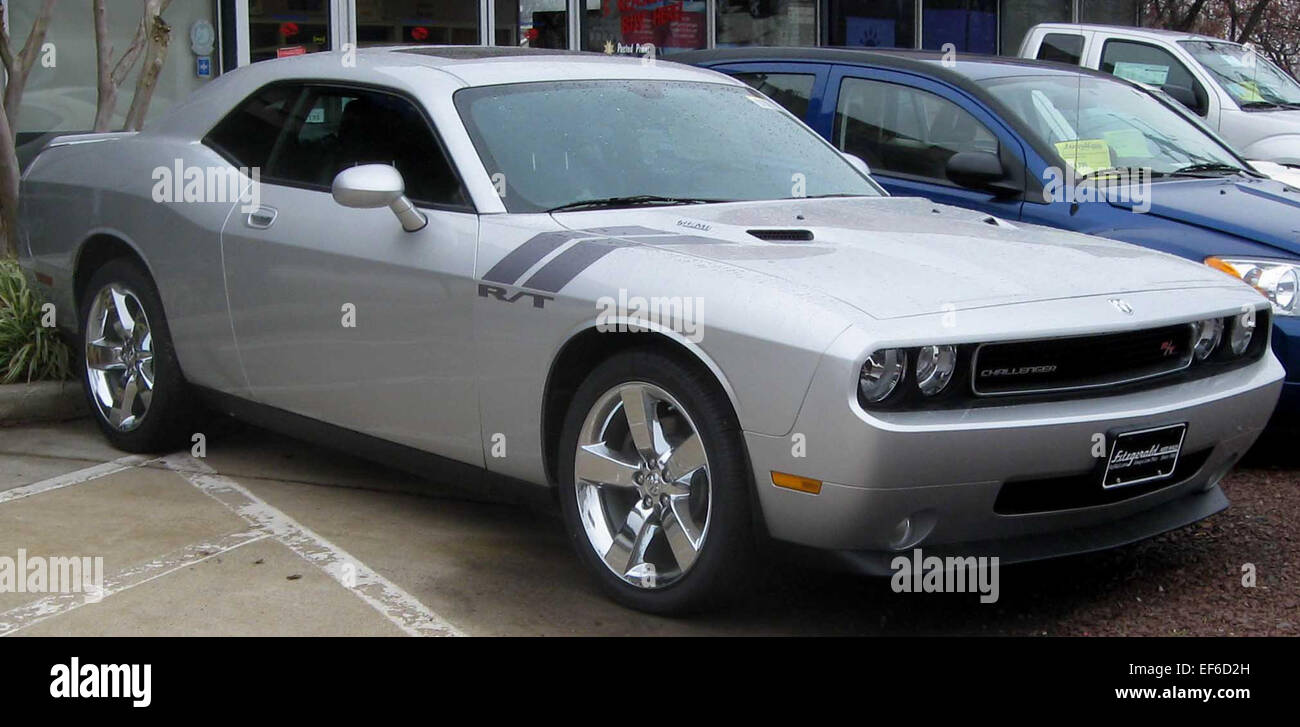 The 2009 Dodge Challenger RT is a muscle car that delivers powerful