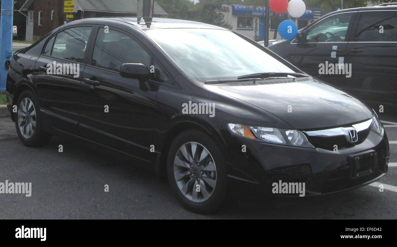 2009 Honda Civic Ex Sedan Stock Photo 78203330 Alamy
