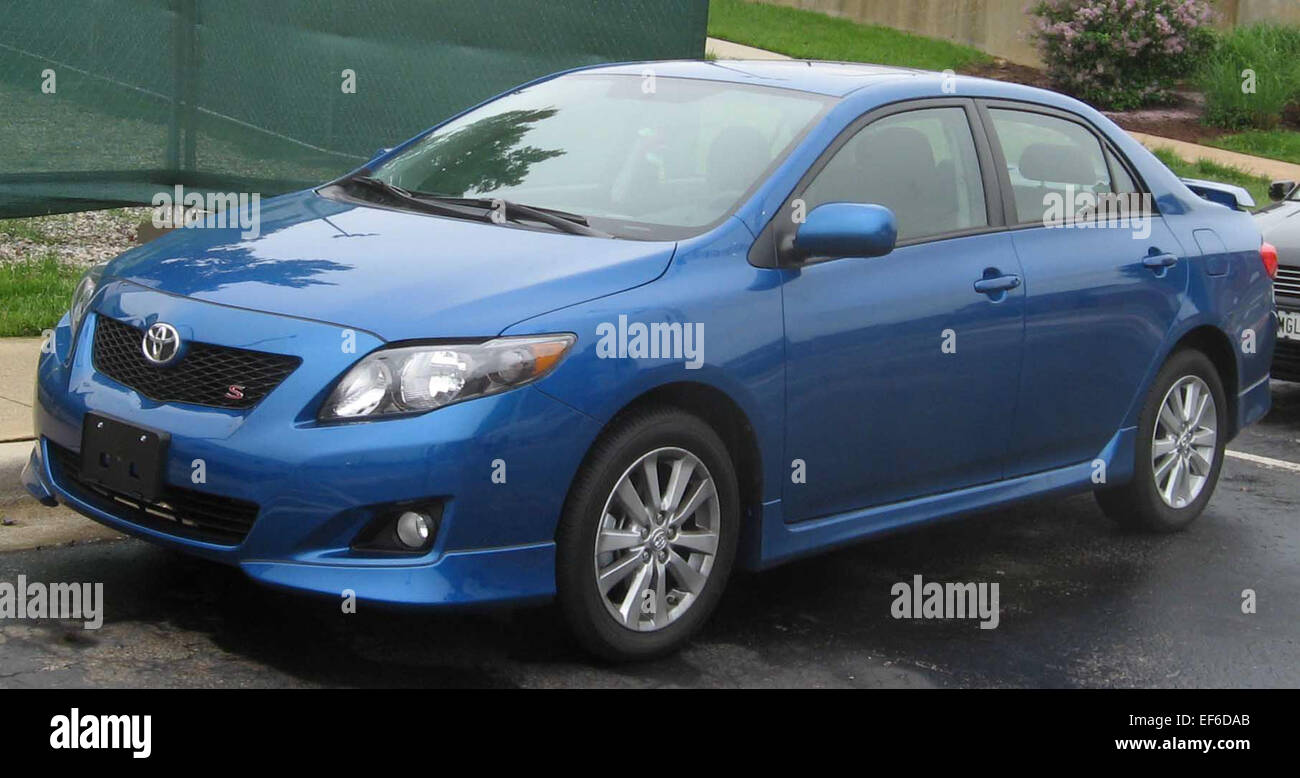 09 Toyota Corolla S 1 Stock Photo Alamy 09 Toyota Corolla S 1 Stock Photo Alamy