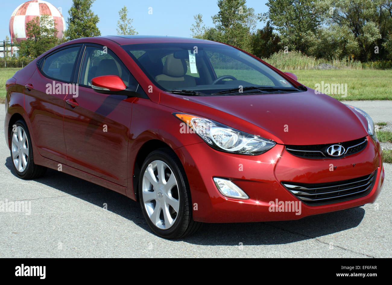 2012 Hyundai Elantra Limited Nhtsa 1 Stock Photo 78205087