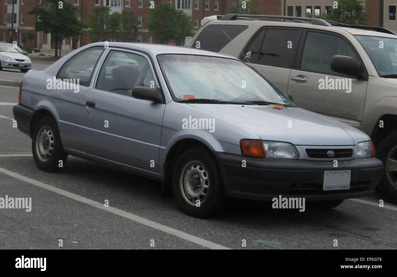 The fifth-generation Toyota Tercel Coupe is a compact car known for its ...