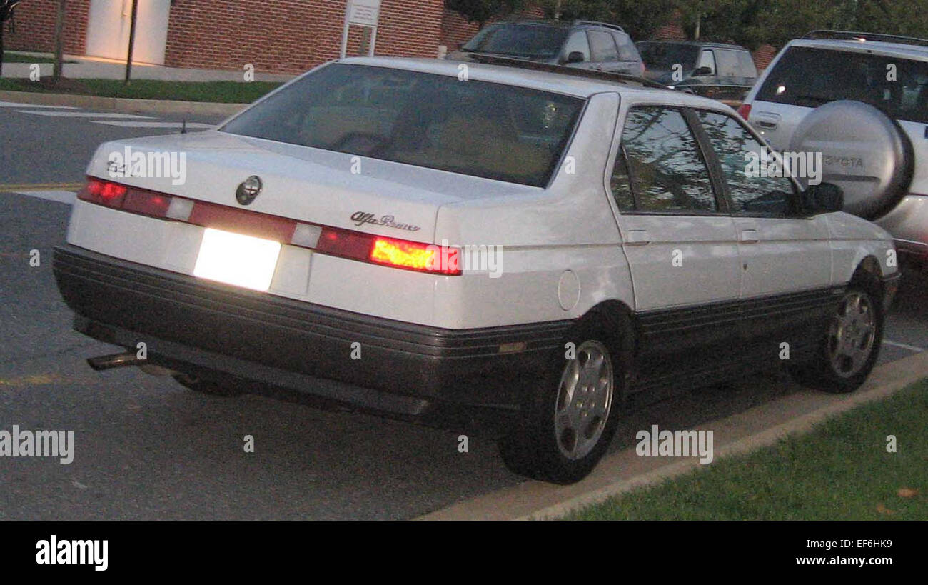 Alfa Romeo 164 rear Stock Photo - Alamy