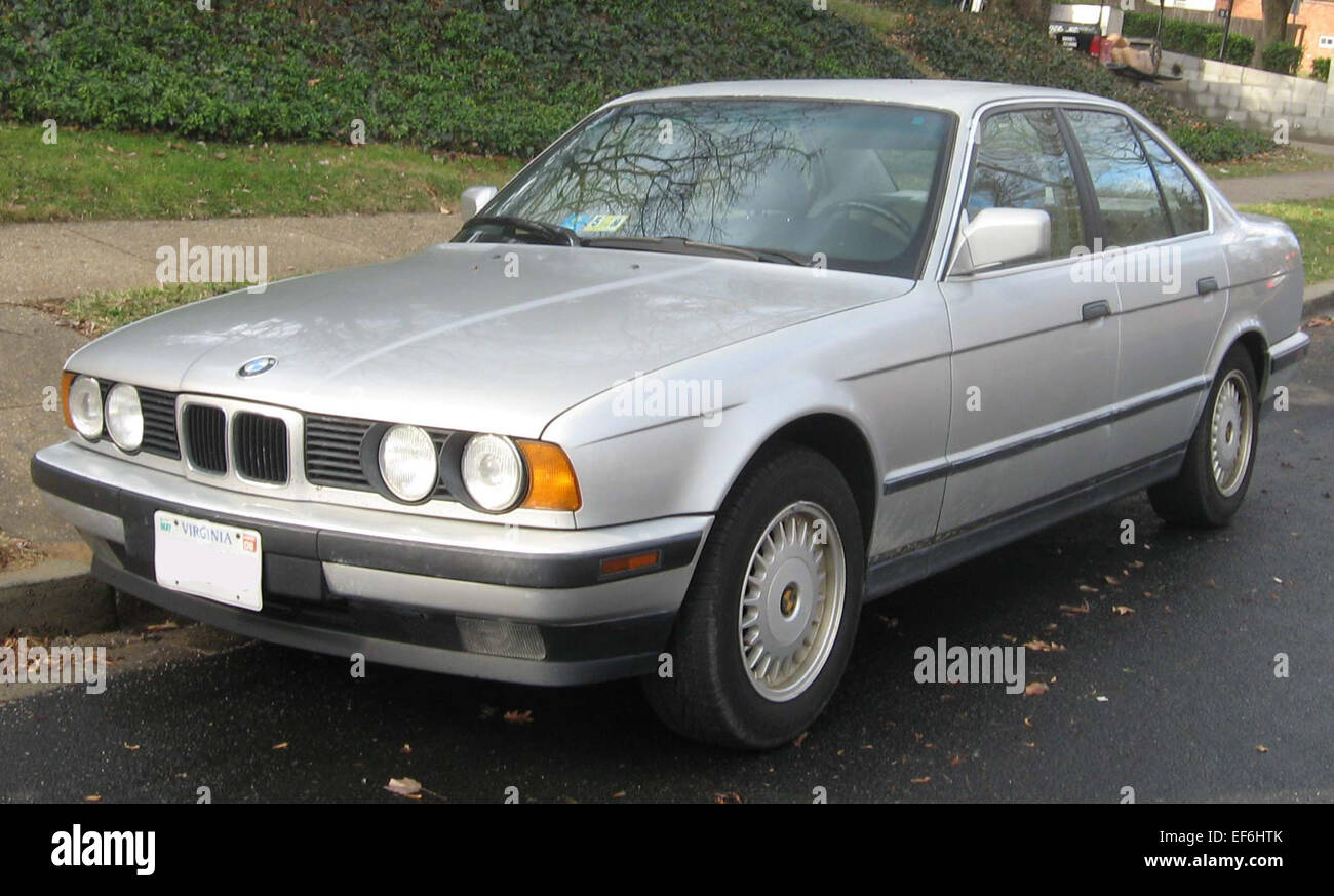 BMW 525i E34 Stock Photo - Alamy