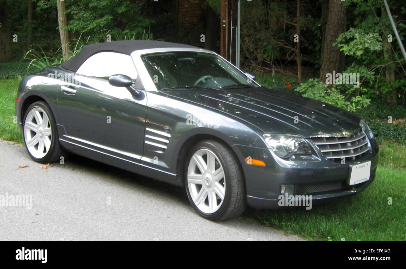 Chrysler Crossfire convertible    07 04 2009 Stock Photo