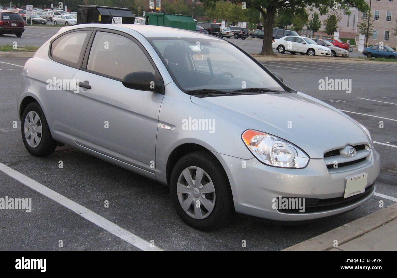 The Hyundai Accent hatchback, known for its affordability and ...