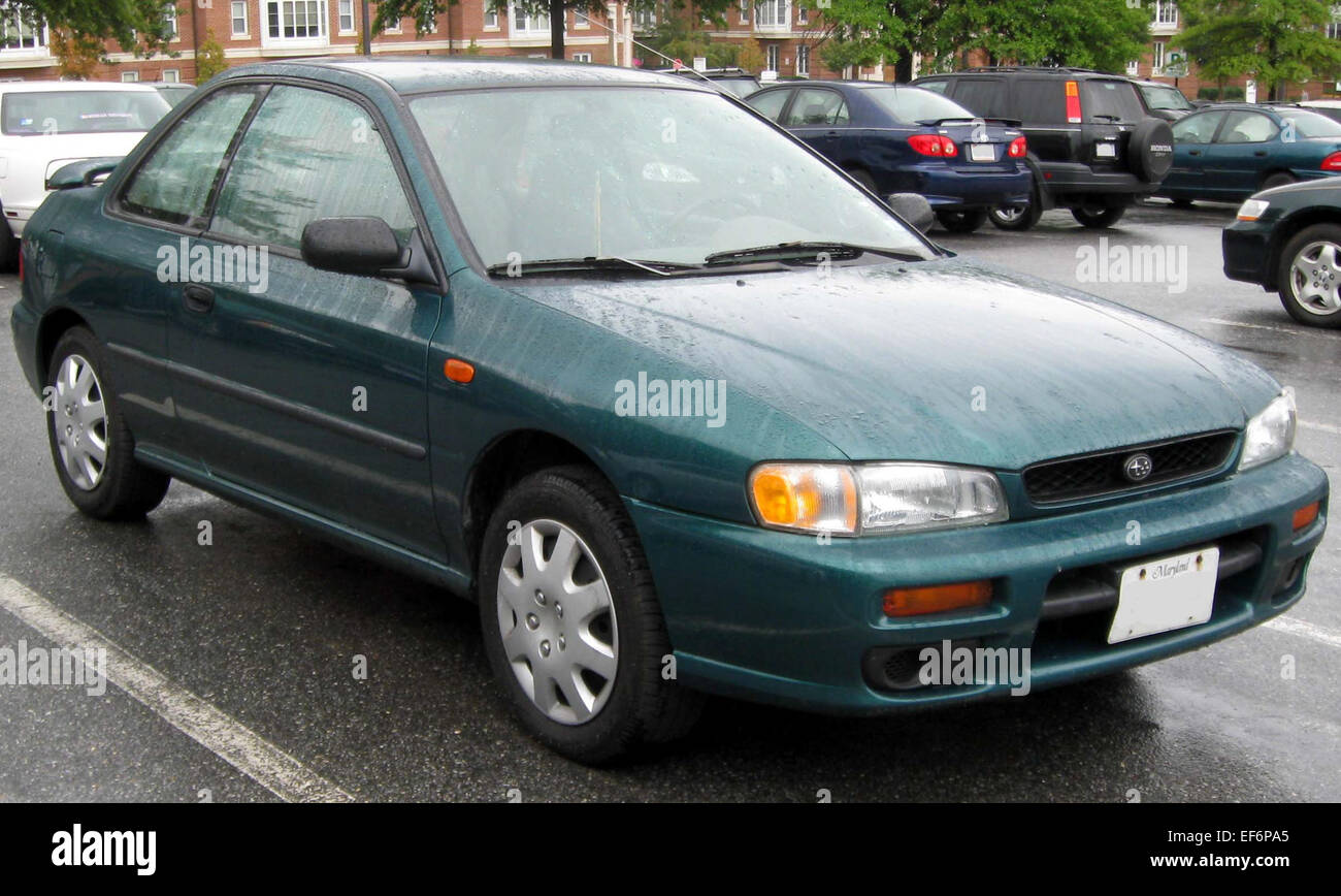 Subaru Impreza Two Door 09 12 2010 Stock Photo 78210557 Alamy