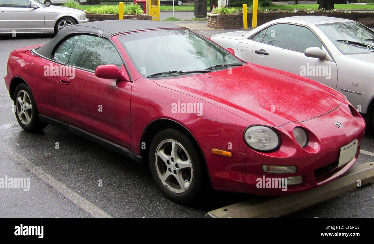 The Toyota Celica convertible, produced in the early 2000s, combines ...