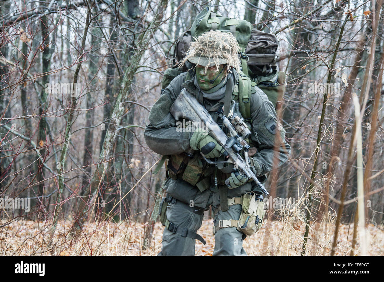 Jagdkommando soldier Stock Photo - Alamy